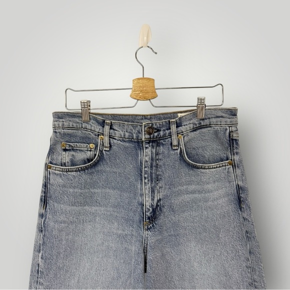 Rag & Bone Andi Ankle-Length Wide Leg Jeans Cecilia Sz 31 - Picture 3 of 16